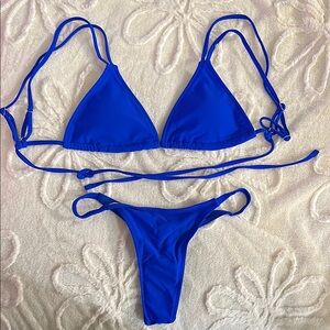 Vibrant Blue Bikini Set